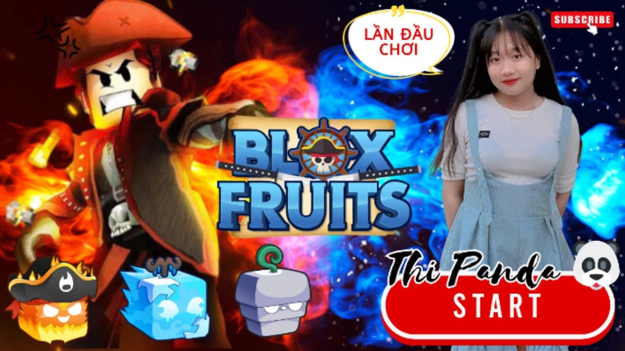 Outline Video Roblox - Ngày đầu biết đến với Blox Fruits - Thi Panda | Blox Fruits