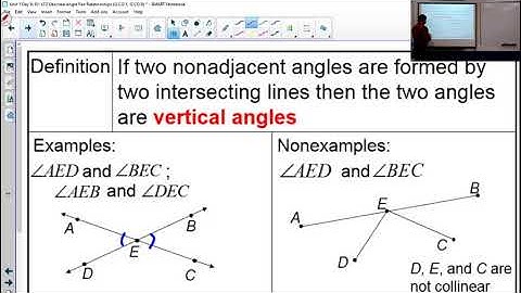 Angle Pair Relationships Part 1