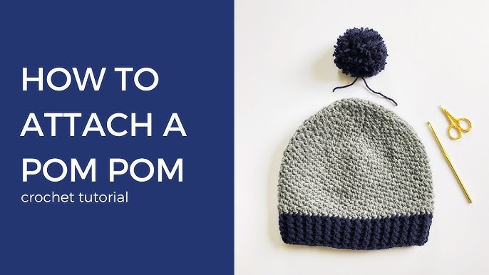 How to Add a Removable Pom Pom to Your Hat – Billy and Baa