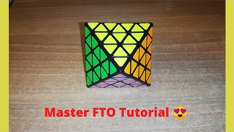 Master FTO (Face Turning Octahedron) Tutorial 😍