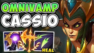 OMNIVAMP CASSIOPEIA IS A LEGIT CHEAT CODE IN SEASON 11! (E HEALS LIKE CRAZY) - League of Legends