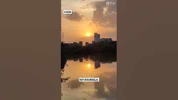 Beautiful evening of NIT Rourkela.#motivation #nitrourkela  #nit #iit #jee #shorts #viral #trending.
