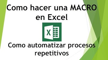 Como hacer una #macro en #excel  😮, para que sirven las macros, automatizar tareas repetitivas 😛
