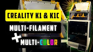 MultiFilament and MultiColor System Project for Creality K1 (MFS) | Drying and Print Quality