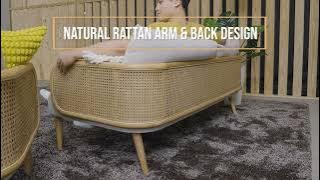 Bella Sofa in Birch Ivory | Live Product Demo with Model