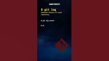 6. 📖💻 how to use git commands | git log @LinuxTechTV pro Git