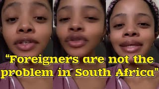 Watch this lady sending a Msg to SA Citizens f!ght!ng foreigners💔