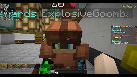 Cosmicprisons guy automining