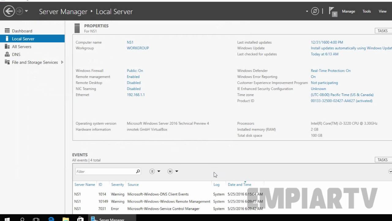 dns 3bb 2016  New  How to Install and configure the DNS Service on Server 2016