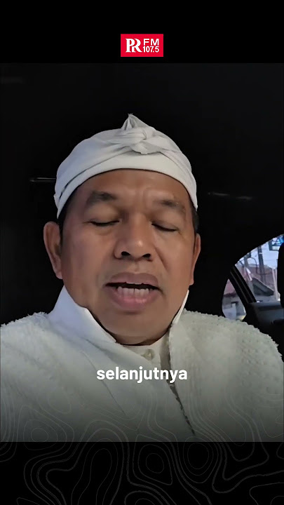 Kang Dedi Mulyadi (KDM) Responds to the Incident at His Son's Wedding Celebration
