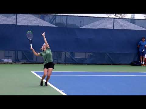 Simona Halep and Ash Barty // Training in Cincinnati