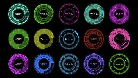 Modern Circle Chart Graphics Final Cut Pro Templates