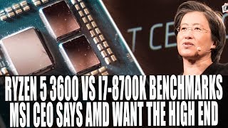 Ryzen 5 3600 Vs I7-8700K Benchmark Pitting The 8700K Against Leaked Ryzen 3000 Benchmark