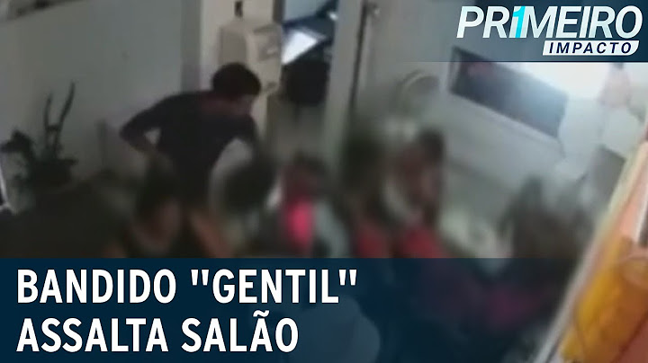 Bandido chama atenção por gentileza no Rio de Janeiro | Primeiro Impacto (18/03/22)