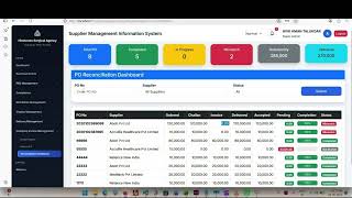 Supplier MIS Software Demo | PO, PBG, DCC, Challan, Delivery & Invoice Management screenshot 1