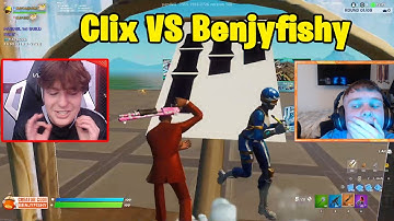 Clix VS Benjyfishy 1v1 Buildfights!! - 2 POV