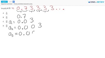 [Algebra] 11.3 Finite and Infinite Geometric series (11.Sequences and Series)