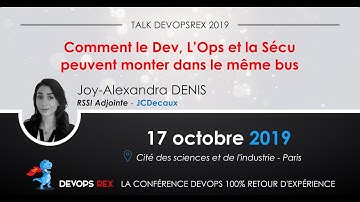 devops REX 2019 - Comment le Dev, L
