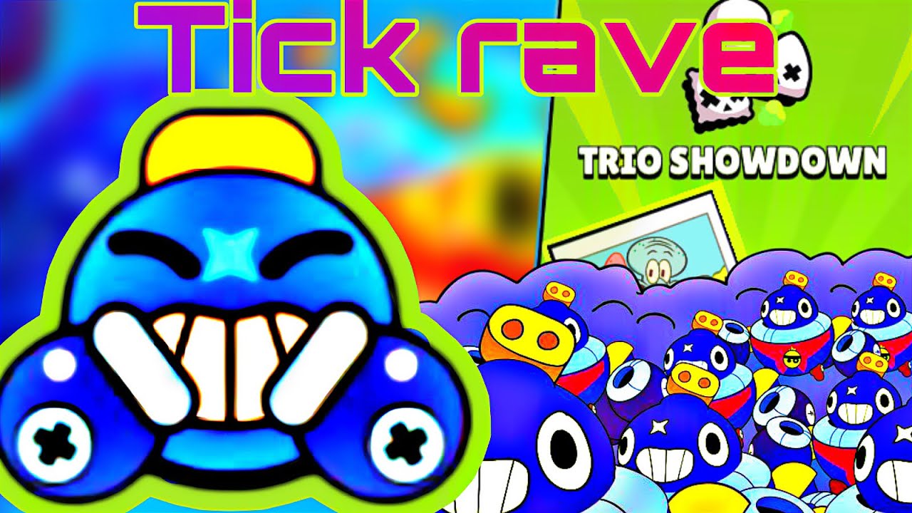 Tick Rave Tick rave trioshowdown 😂 || brawl stars || tick rave #brawlstarsshorts ...