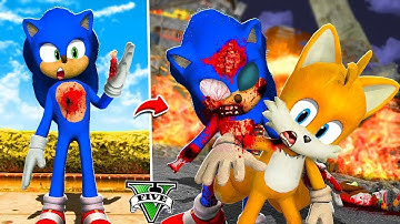 Upgrading ZOMBIE SONIC in GTA 5! (Sonic Movie Mod)