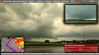 Chasing a Tornado Warned Storm from Richmond to Hampton Roads Virginia - Live as it Happened