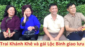 .Gái Lộc Bình và trai Khánh Khê hát sli trong công viên