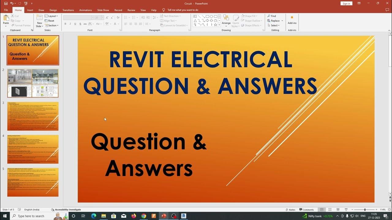 Revit Electrical Question & Answers Part 1 YouTube