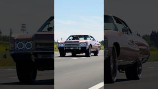 😳CRAZY 900whp Procharged “DONK” on 26 INCH WHEELS! #cars #classiccar #donk #drift #musclecar