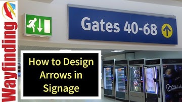 How to Design Arrows on Wayfinding Signage