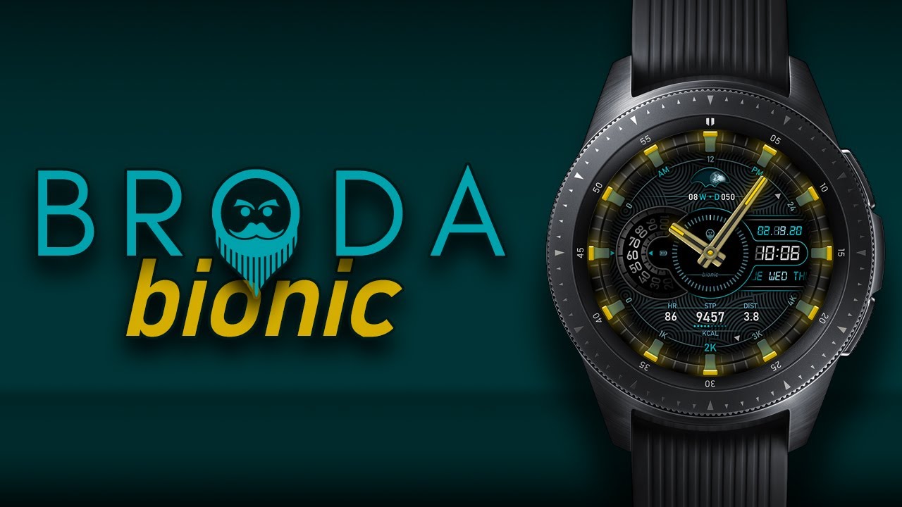 Broda Bionic for Samsung Galaxy Watch & Gear - YouTube