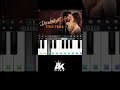 Tere dil pe haq Mera Hai . easy piyano tutorial #shortvideo