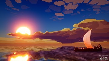 Clouds & Skies - Low poly -- demo scenes -- Unreal Engine