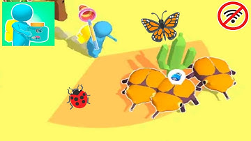 🐝 BUGS IN AQUARIUM: TINY LAND 🪲 GAMES ANDROID [GAMEPLAY WALKTROUGH] #1