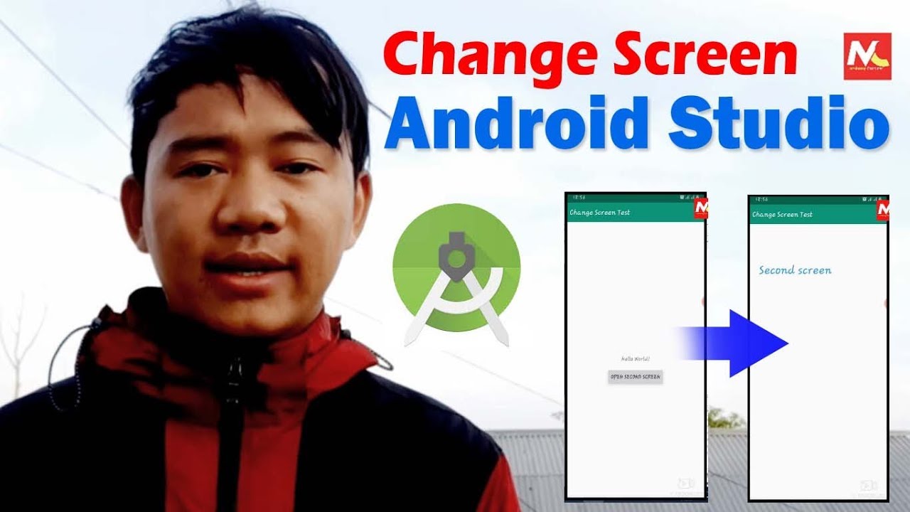 How to make change screen app in android studio || android app ...