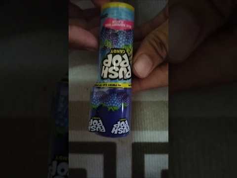 Eat Blue Raspberry Rebel Flavored Push Pop With Me
