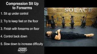 Compression Sit Up to Forearms
