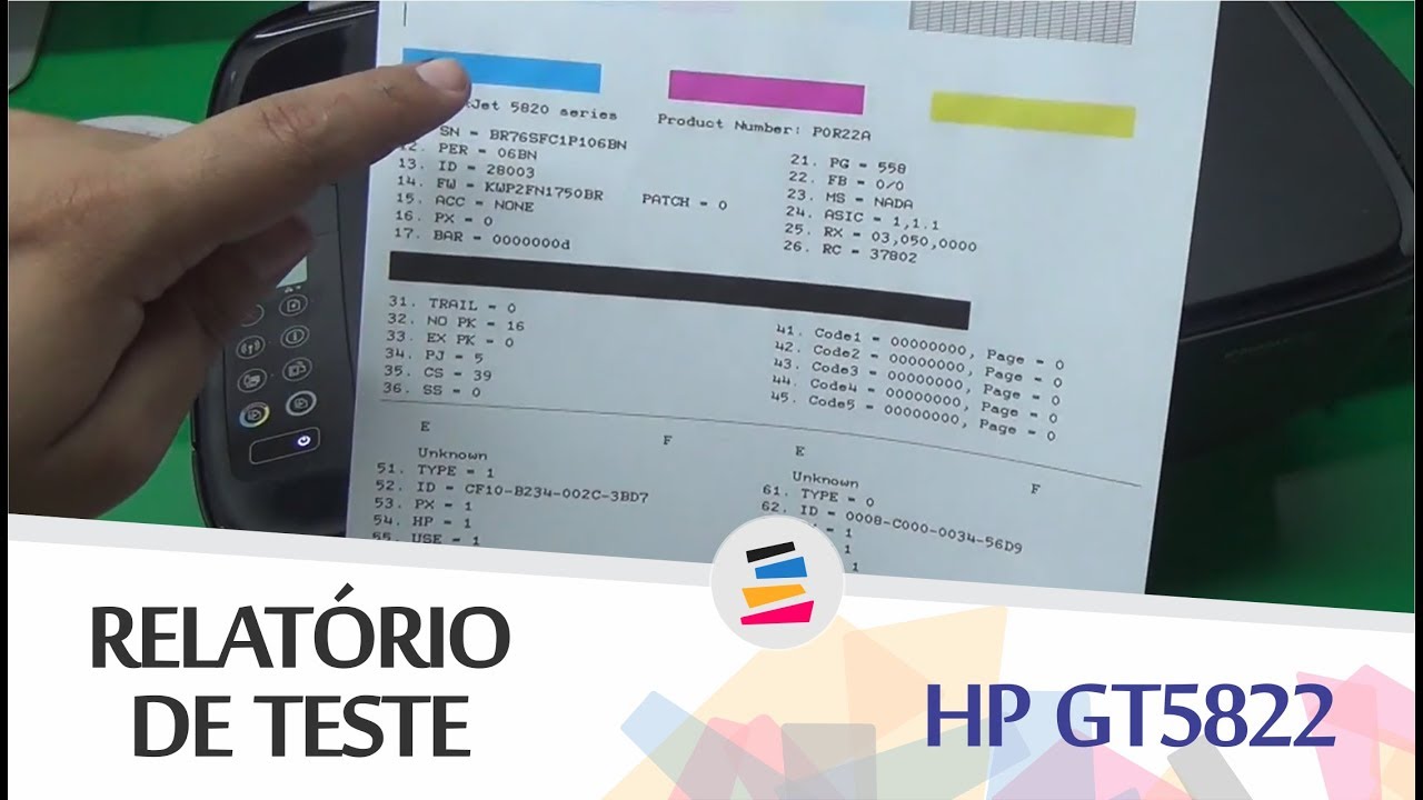 Tutorial Relatório De Teste Na Hp Gt5822 E Similares Sulink Youtube