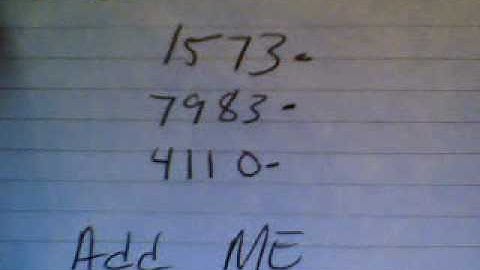 Call Of Duty 4/Reflex Wii, Friend code