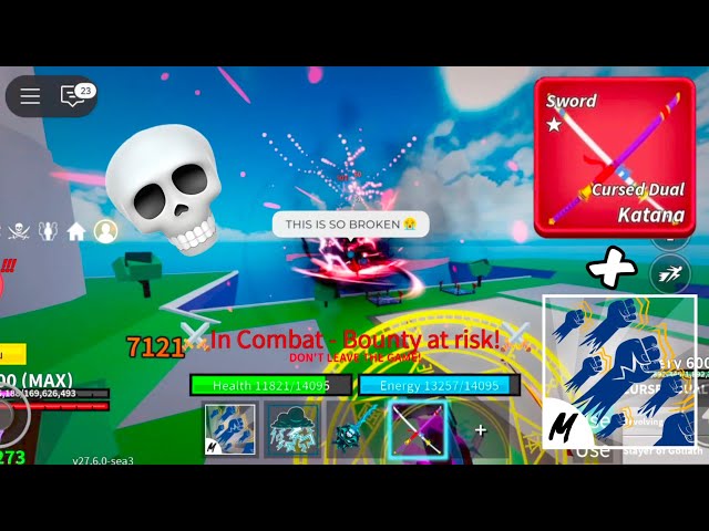 Cursed Dual Katana (CDK) plus God human combo 💀 | CDK Combo 💥