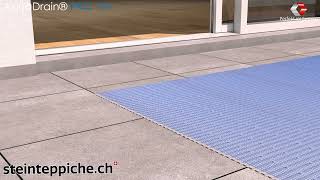 AquaDrain PRO 15+ System Video Zementplattenboden