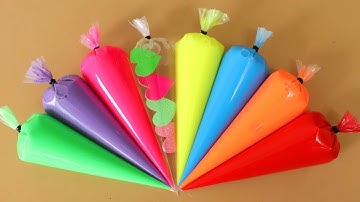Making Slime with Piping Bags! Most Satisfying Slime Video★ASMR★#ASMR #PipingBags
