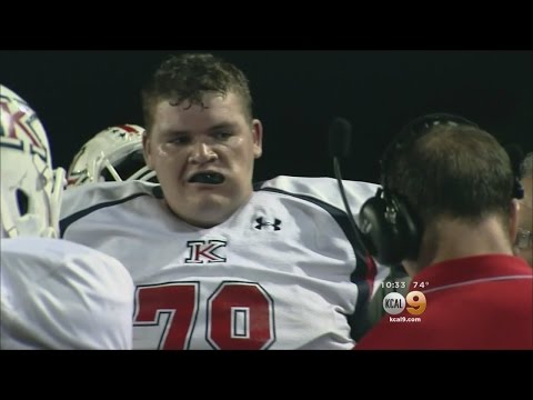 Local High School Senior Recognized As World's Largest Football Player