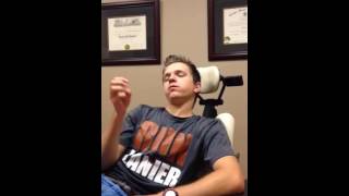 Mitchell after wisdom teeth extraction