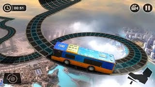 Impossible Sky Bus Driving Simulator Tracks 2019 - Bus Simulator Games Android | Free Games Download screenshot 4