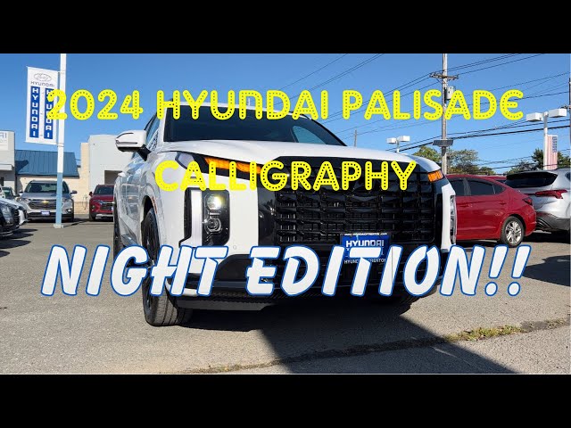 New 2024 Hyundai PALISADE Calligraphy Night Edition 4D Sport Utility, #C315904N
