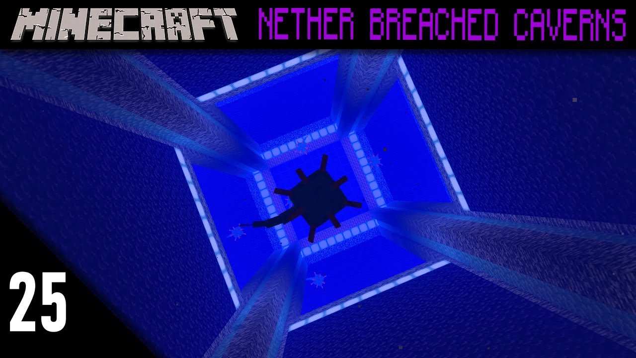 SININEN VILLA...??? │ Nether Breached Caverns #25 │ Minecraft Suomi ...