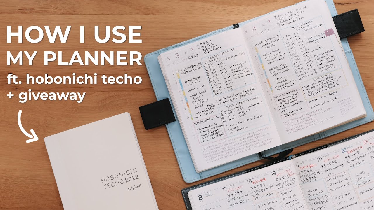 paolo and chi hanoi Update MÌNH DÙNG SỔ TAY NHƯ THẾ NÀO? | giveaway hobonichi techo 2022 | KIRA