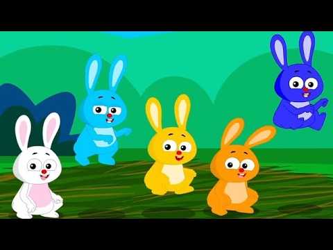 5 little bunnies l Baby songs l kids fun n nursery rhymes l Kindergarten/ super simple songs
