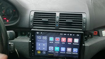 How-to: reinstall a trim piece on e46 with large screen Android radio