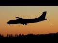 Some Sunset action including ATR's and A320 at Christchurch 22/07/25